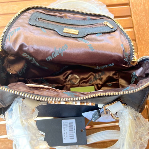 Bag black and white new with large and small handles