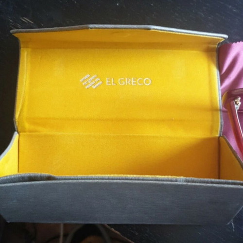 El Greco handmade sunglasses like new, red