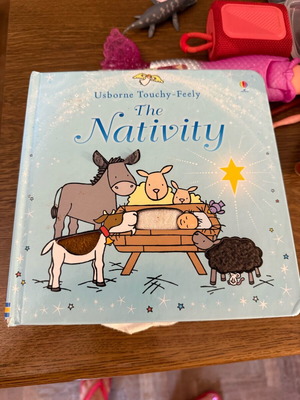 Usborne Touchy-Feely The Nativity board book like new