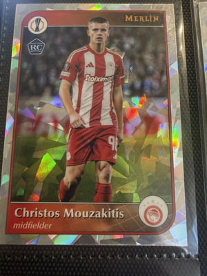 2025 Topps Merlin Christos Mouzakitis Ice Card like new