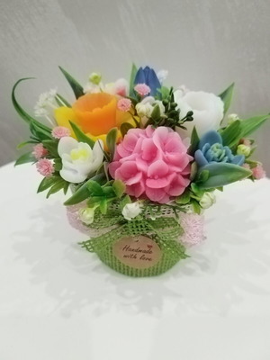 Scented soap flowers new