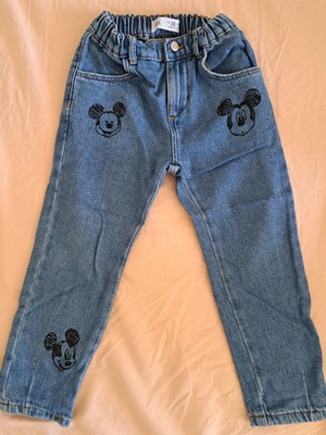 Zara τζιν για κορίτσια like new, 4-5 ετών, μπλε