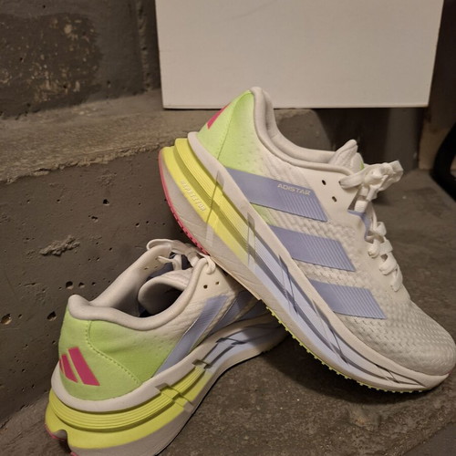 Adidas athletic shoes like new, size 40.5, white multicolor