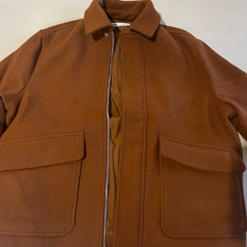 Zara men's outerwear orange like new, size M