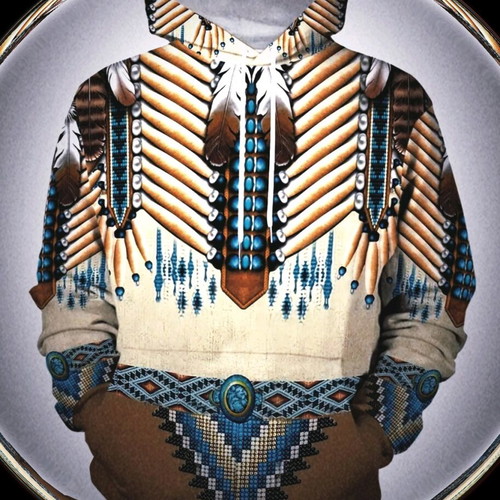 Indian hoodie shirt new, size small/medium