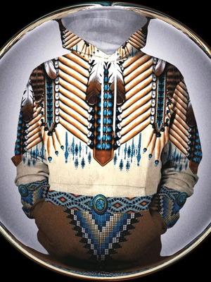Indian hoodie shirt new, size small/medium