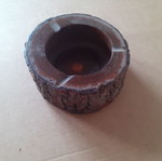 Wooden rustic tree trunk ashtray like new