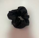 Scrunchie τύπου δερμάτινο καινούργιο, μαύρο