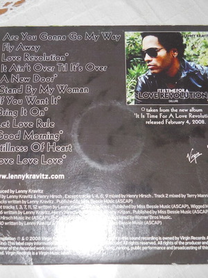 Lenny Kravitz CD compilation used, rock