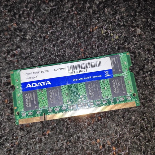 ADATA 2GB DDR2 667MHz SO-DIMM laptop RAM like new