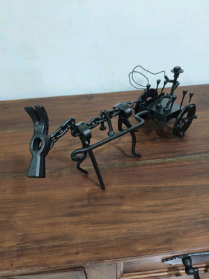 Metal handmade decorative item like new