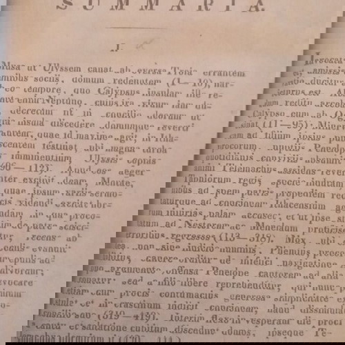 Ομήρου Οδύσσεια  Α&Β έκδοση Λειψίας έτος 1866