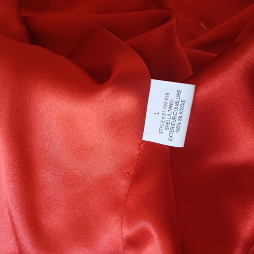 Silk shirt like new, red, size M