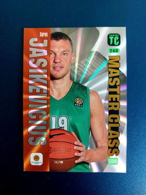 Panini Euroleague Top Class 2025 #240 Jasikevicius (MASTER CLASS)
