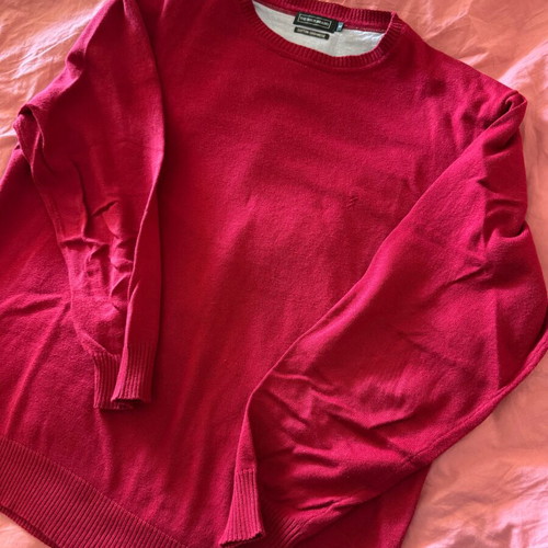 The Bostonians men's sweater cashmere and cotton like new, size M red