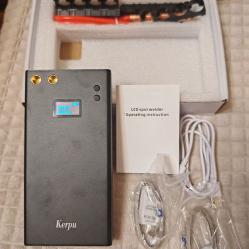Kerpu φορητός σημειακός συγκολλητής LCD σαν καινούργιος για μπαταρίες 18650 21700