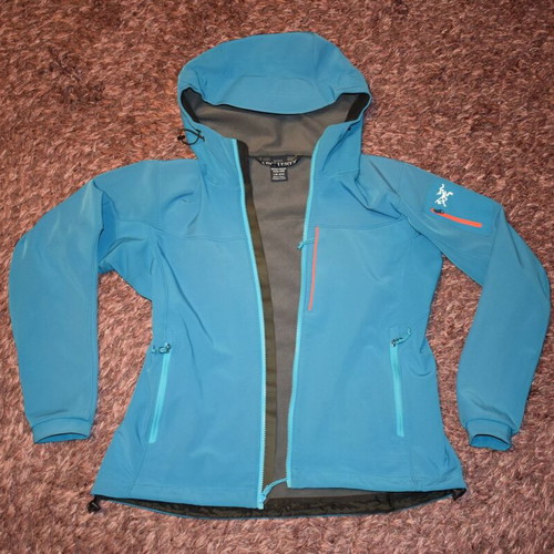 Arcteryx Gamma MX Hoody women's softshell jacket size L used, blue