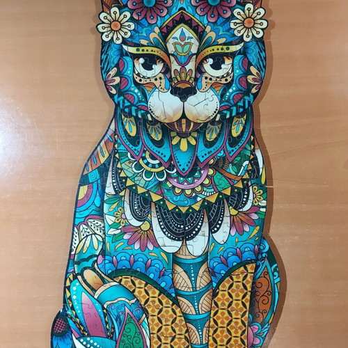 Innovakids Cat wooden puzzle, 240 pieces, irregular shape