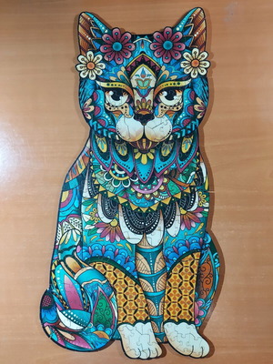 Innovakids Cat wooden puzzle, 240 pieces, irregular shape