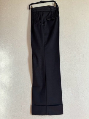 Wool wide pants Mango like new, brown, size S