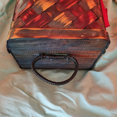 Christmas chest like new with local Monemvasia wine and decorations