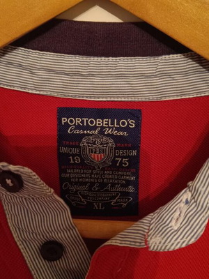 Portobello Polo Shirt red used, size L
