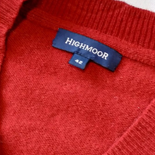 Highmoor wool women's sweater like new, red, size 42