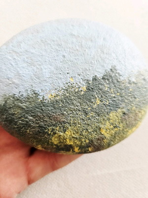 Handmade Painted Stone The Stillness Collection No3 like new