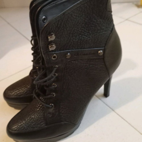 Calvin Klein boots like new, narrow fit, size 37, black