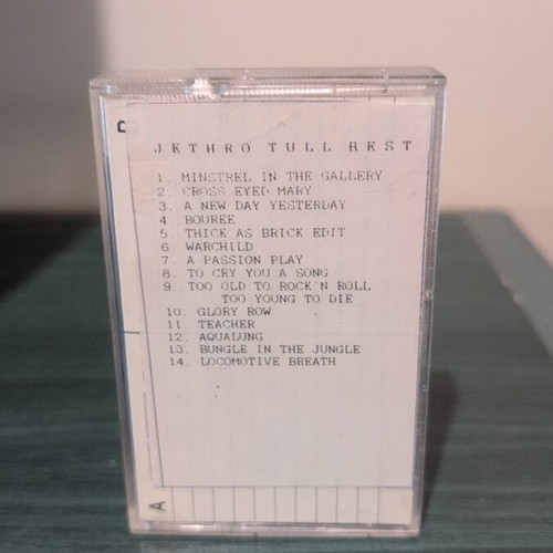 Jethro Tull Best cassette tape like new, copy from original
