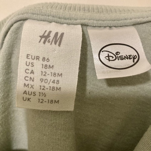 Lion King H&M pajamas set like new, boy 12-18 months