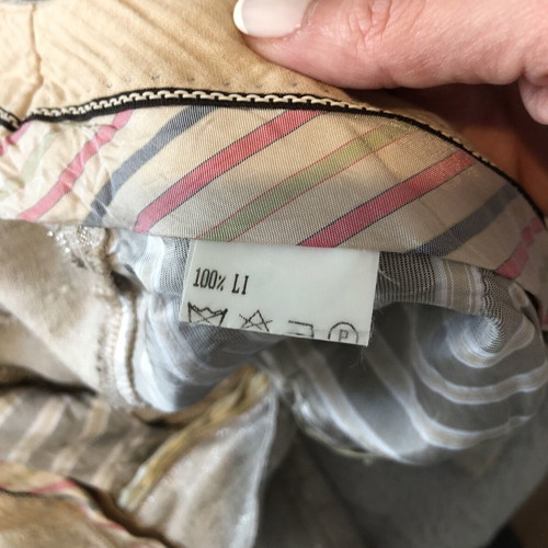 Maliparmi Linen Suit Made in Italy beige-gold, like new