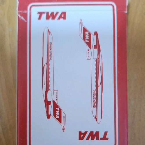 Vintage TWA Airlines playing cards like new
