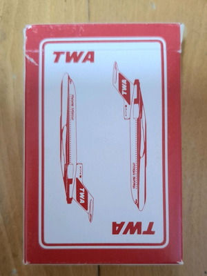 Vintage TWA Airlines playing cards like new