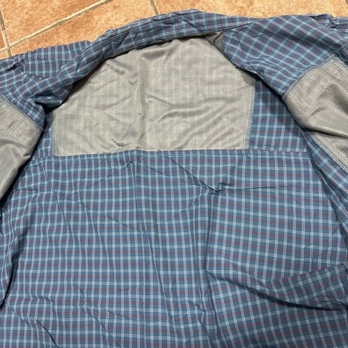 Columbia Omni-Shade Plaid Shirt XL like new, blue outdoor