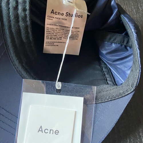 Acne Studios Covia Face Tech cap hat