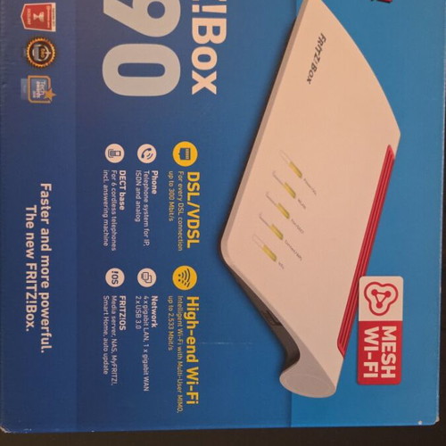 AVM FRITZ!Box 7590 Wireless VDSL2 Modem Router like new, international