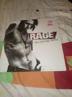 Rage My Crying's Done 12" βινύλιο maxi single μεταχειρισμένο, pop