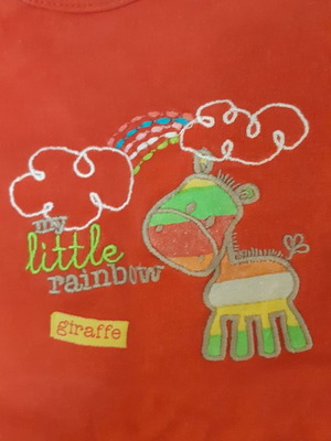 Baby romper giraffe used, very good condition