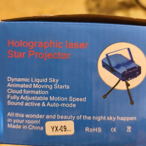 Mini laser stage lighting new, holographic star projector