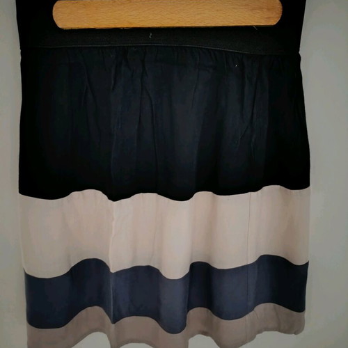 Zara A-line skirt used, black and grey, vintage