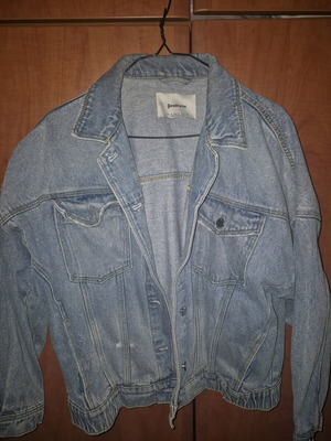 Stradivarius denim jacket like new, medium, blue