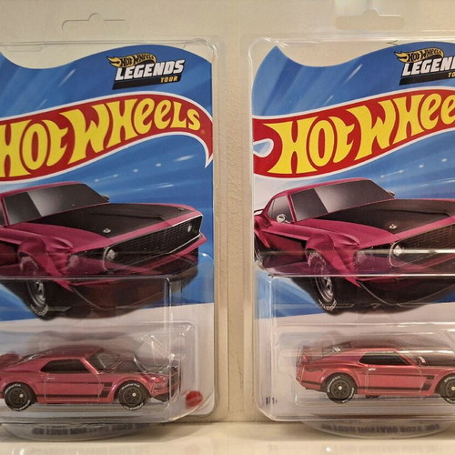 Hot Wheels 2026 Legends Tour 1969 Ford Mustang Boss 302, new, set of 2