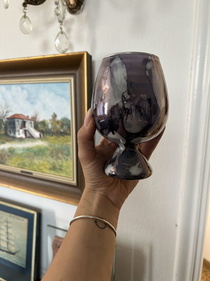 Purple vintage vase
