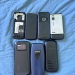 Nokia lot used phones for parts without batteries