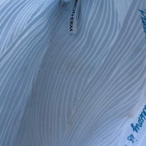 Bioderma toiletry bag blue and white like new for cosmetics