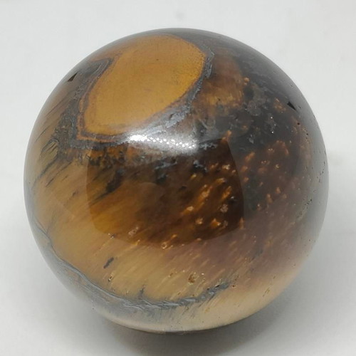 Tiger's Eye Semi-Precious Stone Sphere 2.2cm like new