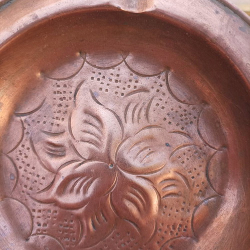 Ashtray made of copper like new
