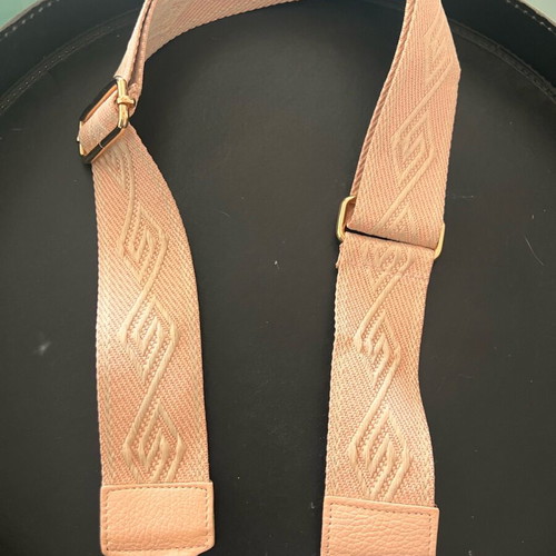 Woven strap with leather new for bags
