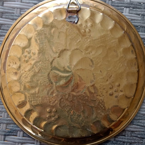 Copper tray used, early 20th century